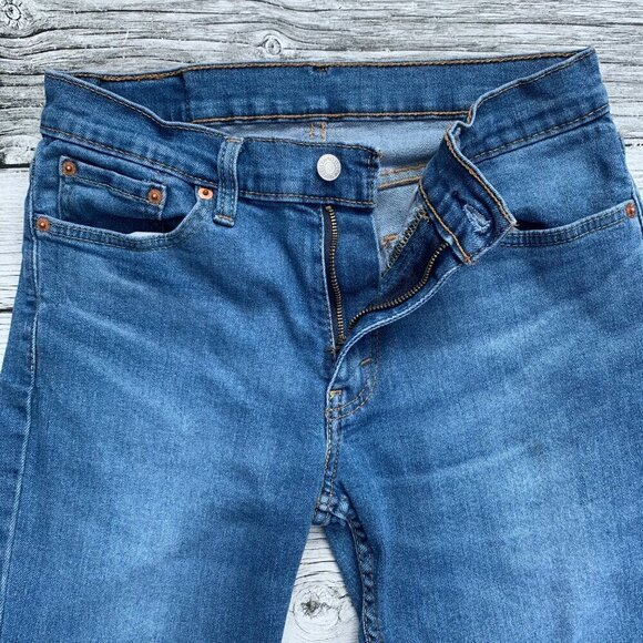 Levi's 511 Slim Straight Leg Blue Denim Jeans - Picture 2 of 7